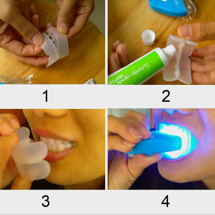 Blanqueador dental con luz led